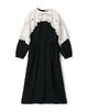 RENATA BRENHA TABLE RUNNER DRESS レースクロス コンビドレス