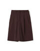 ポリエステルツイル ハーフクロップドパンツ