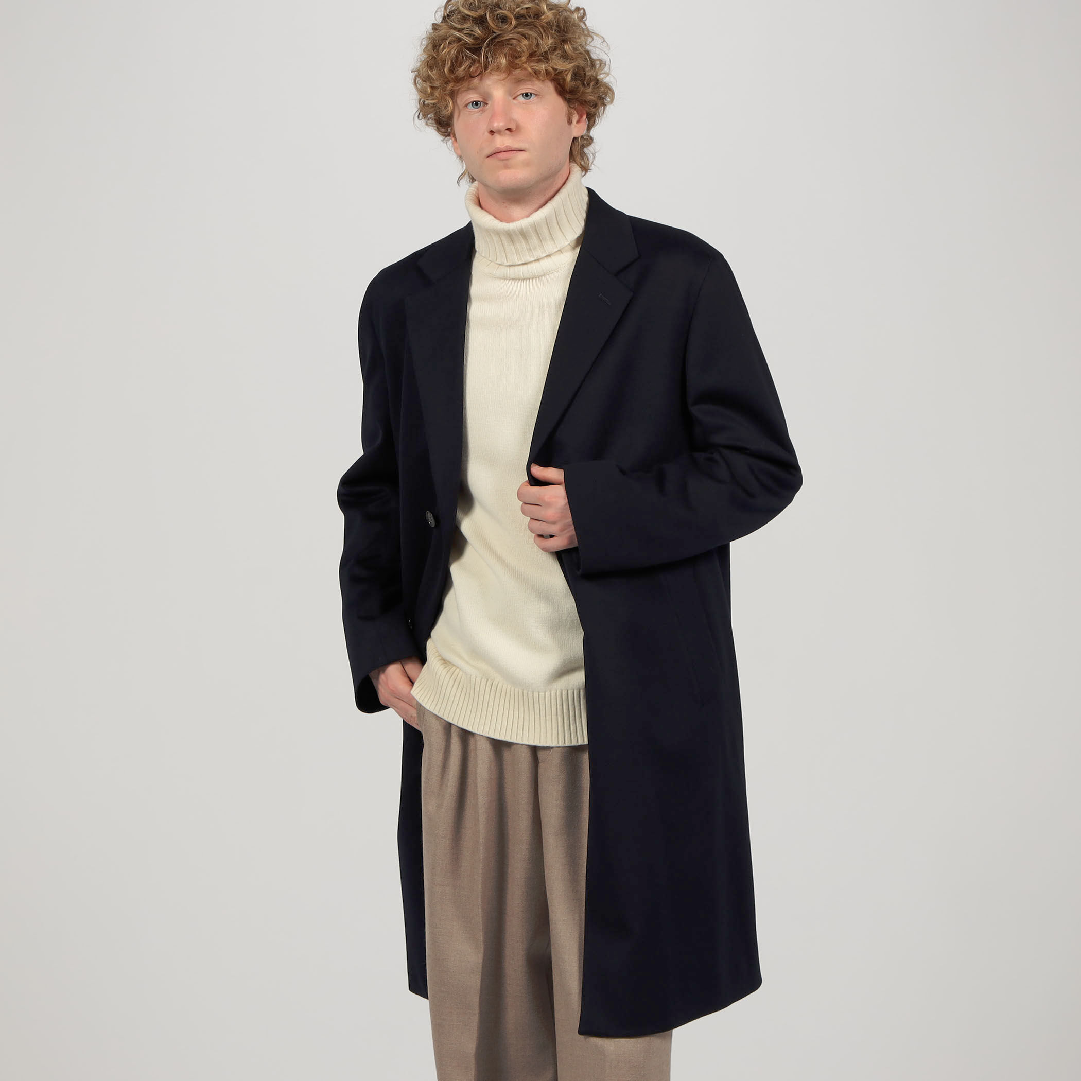 MACKINTOSH NEW STANLEY Loro Piana STORM SYSTEM ウールチェスター