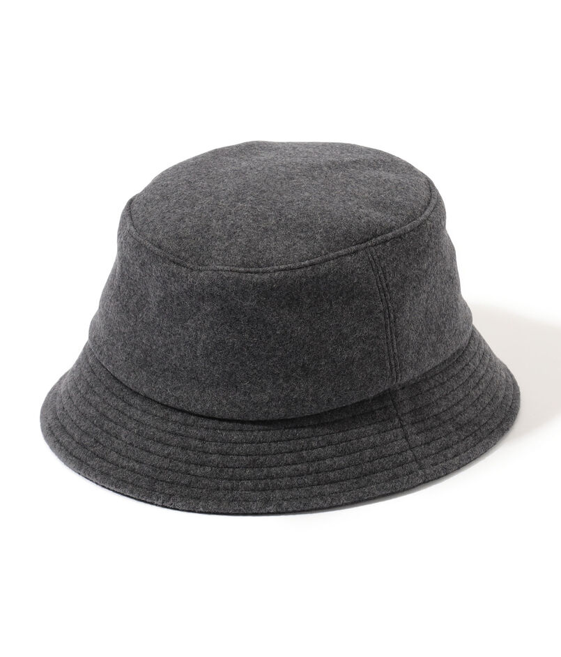 KIJIMATAKAYUKI MELTON BUCKET ウール バケットハット