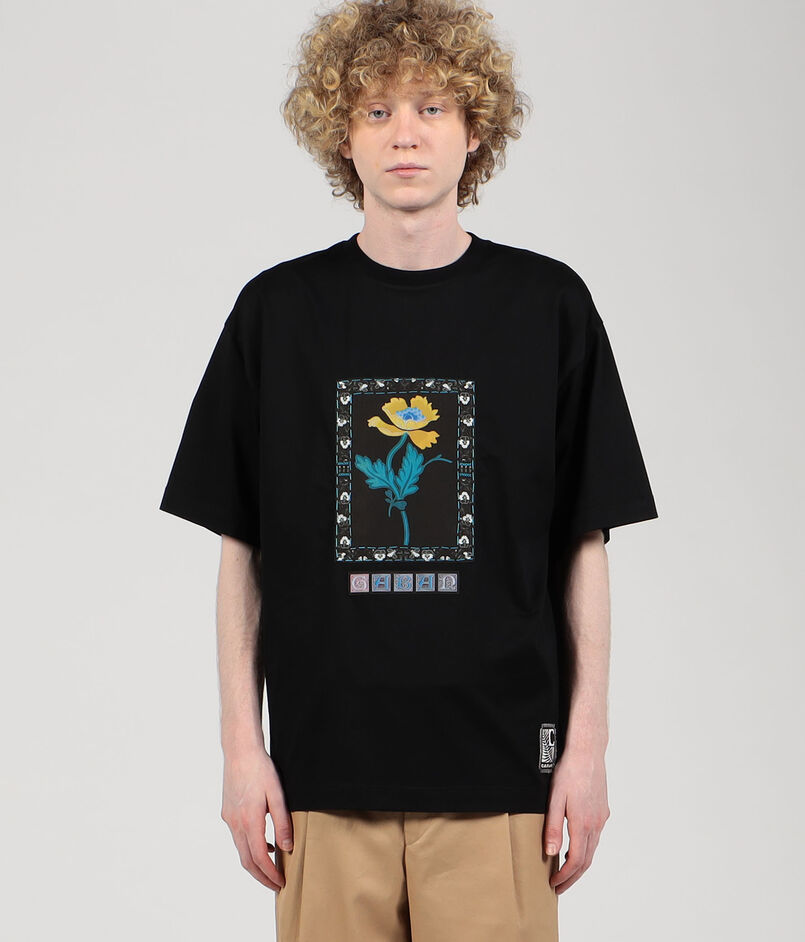 CABaN スビンコットン IBIZA アートフレームTシャツ CABaN スビンコットン IBIZA アートフレームTシャツ