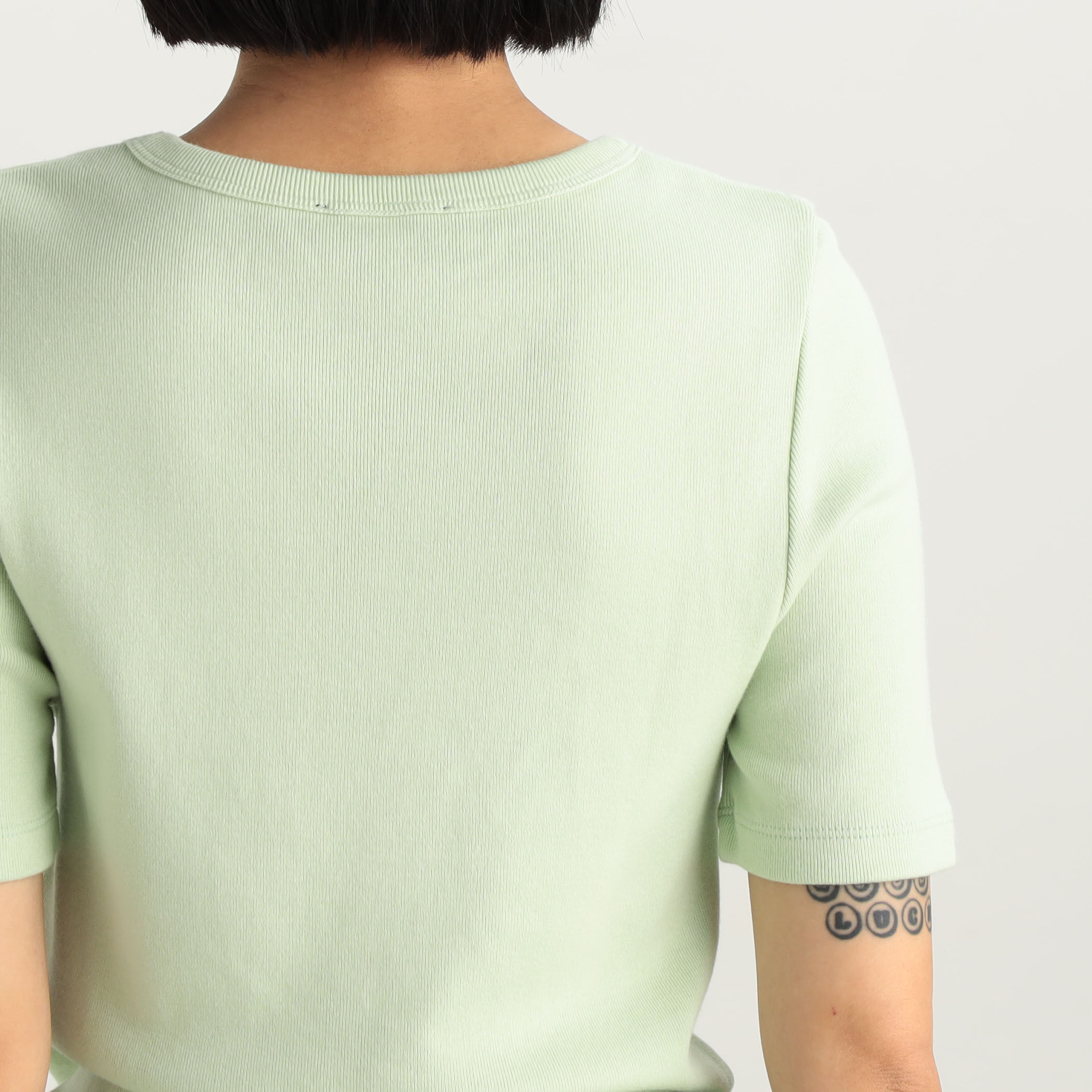 □コットンフライス カットスリーブTシャツ｜トゥモローランド