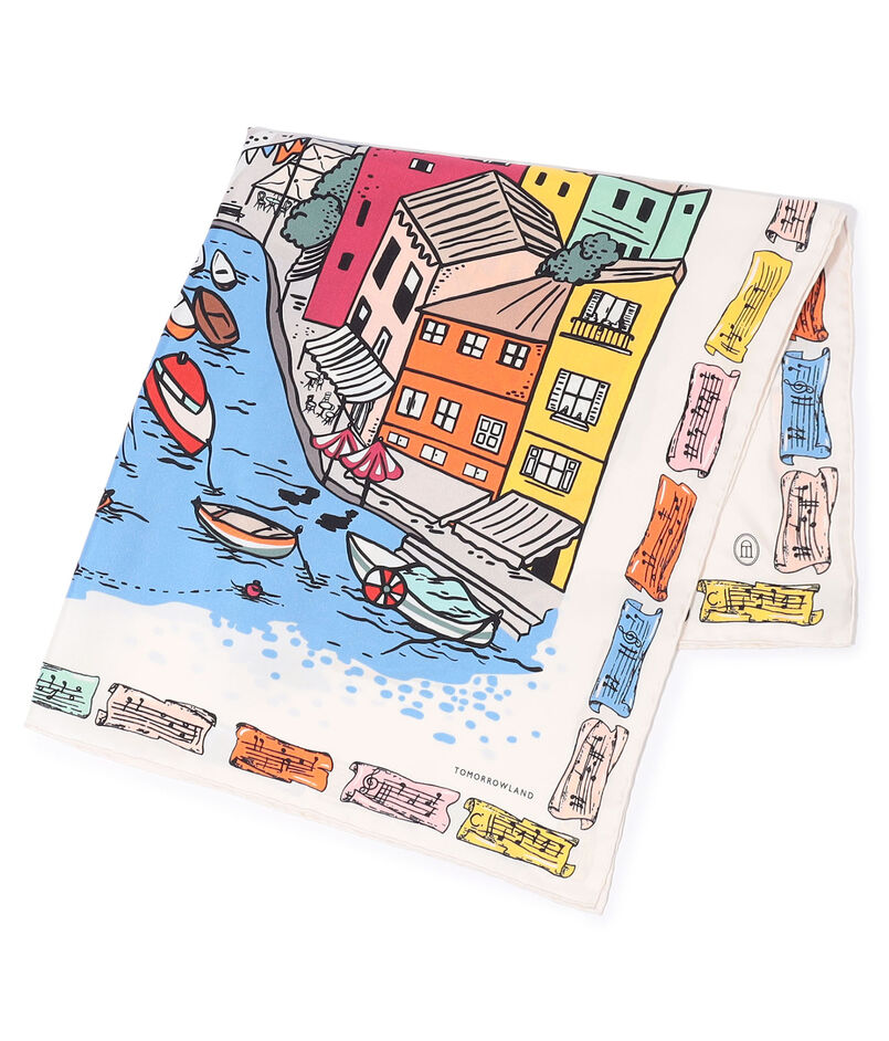 Atelier TOMORROWLAND BEACH シルクスカーフ