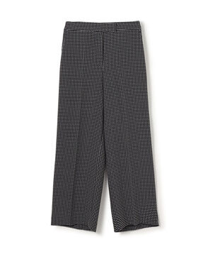 ミニドットジャカード セミワイドパンツ