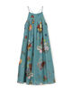 シルク BOUQUETプリント キャミソールワンピース