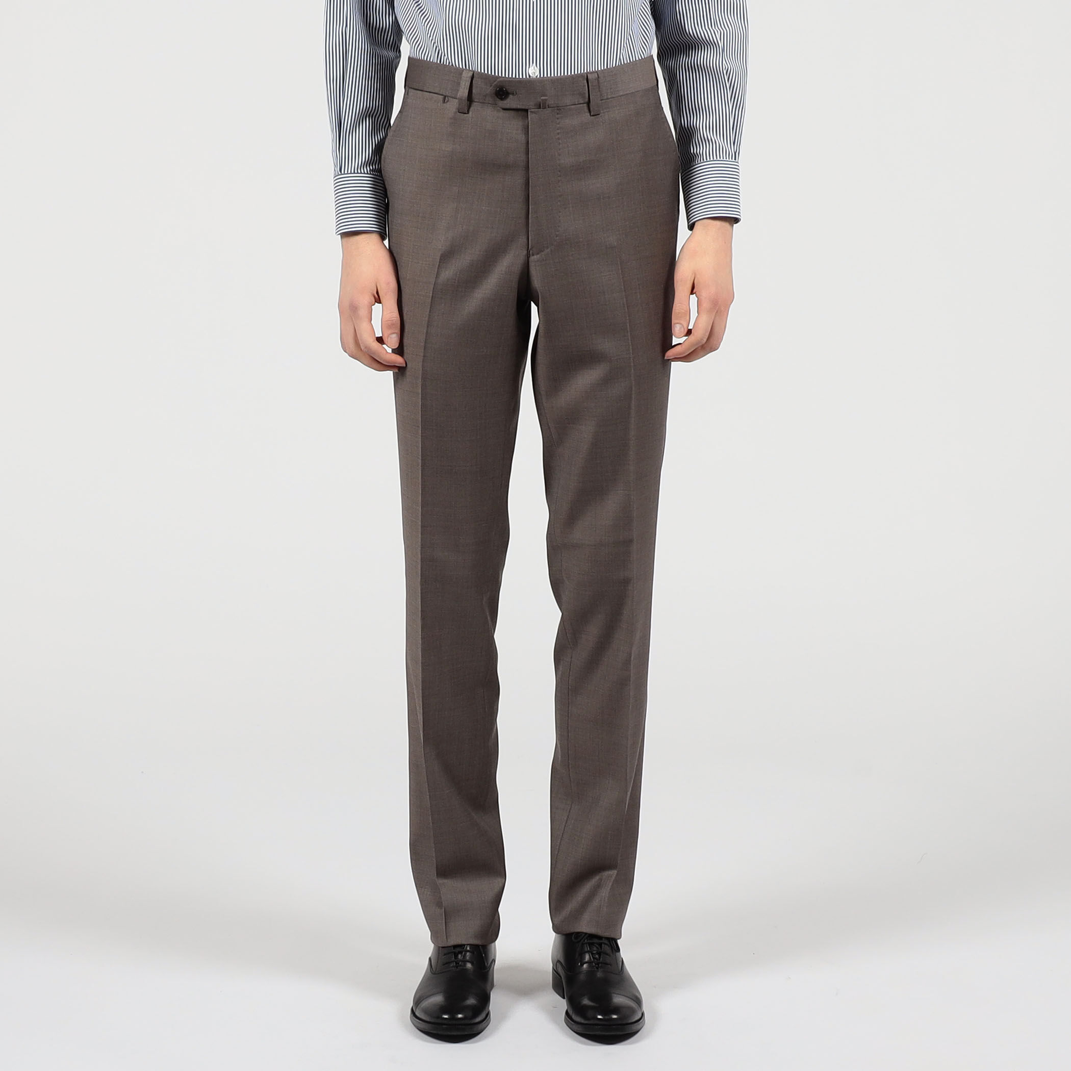 セール】 Super170'sウール 段返り3Bスーツ ERMENEGILDO ZEGNA