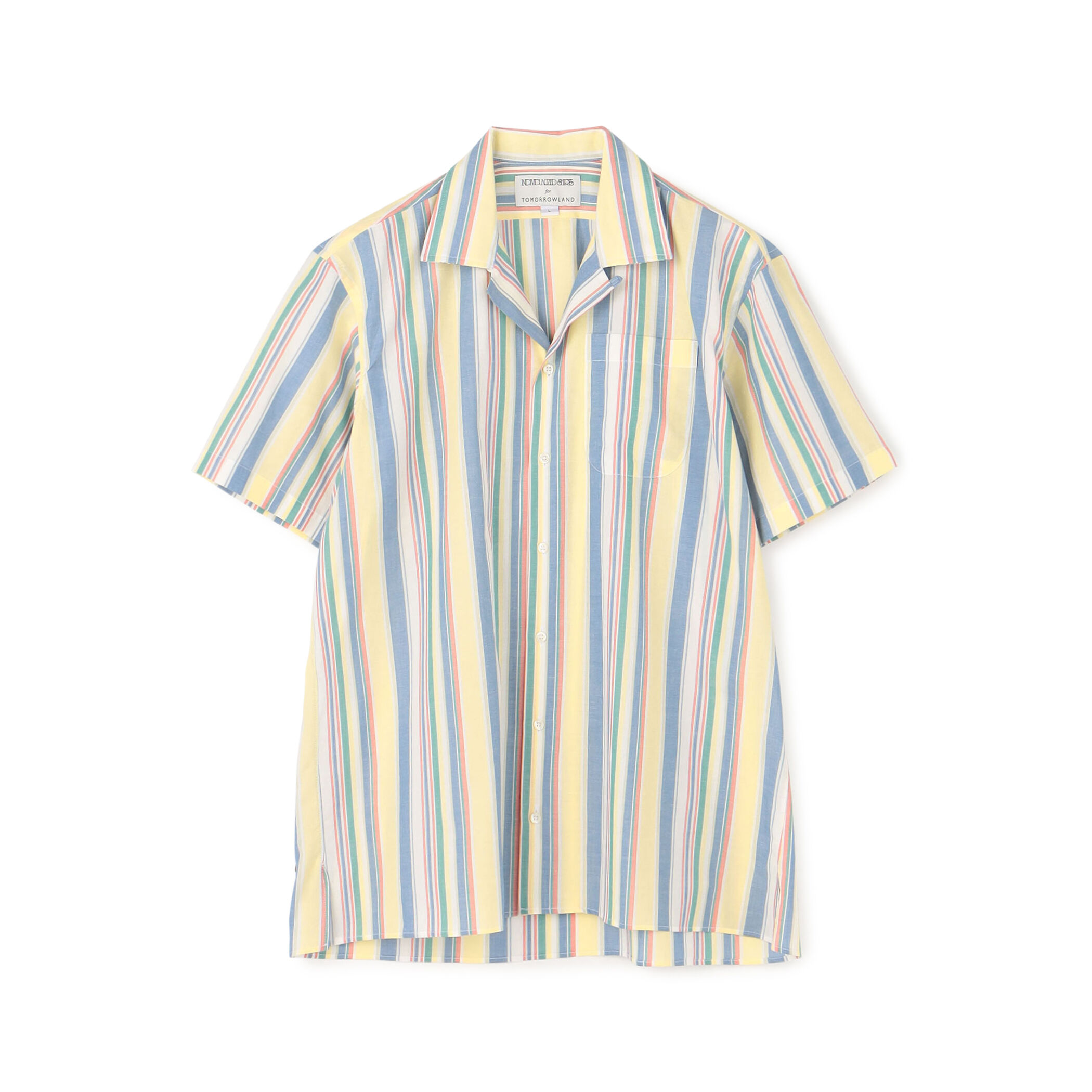 別注】INDIVIZUALIZED SHIRTS コットン キャンプカラーシャツ 別注】INDIVIZUALIZED SHIRTS コットン キャンプカラーシャツ