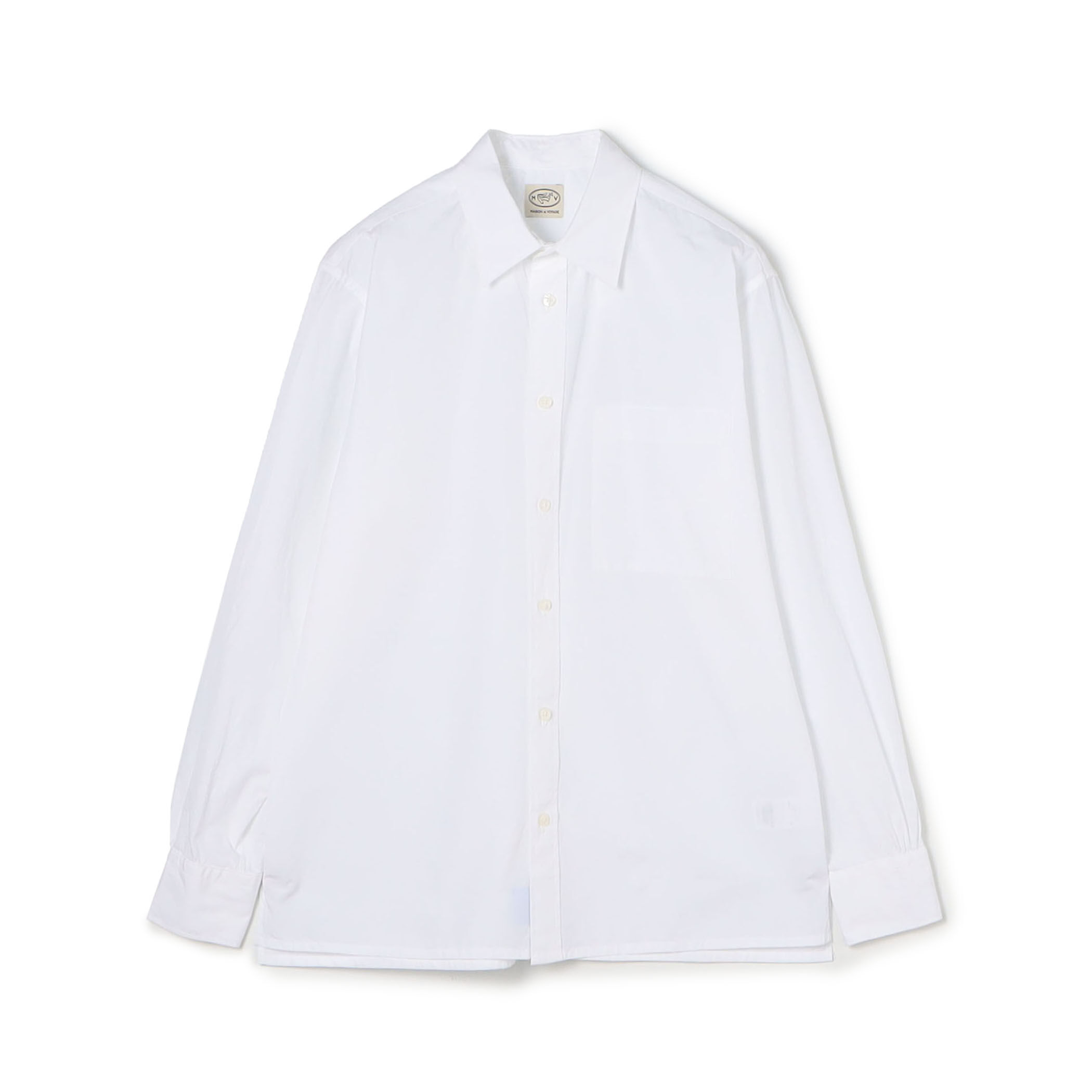 120/2コットンポプリン レギュラーカラーシャツ ALUMO