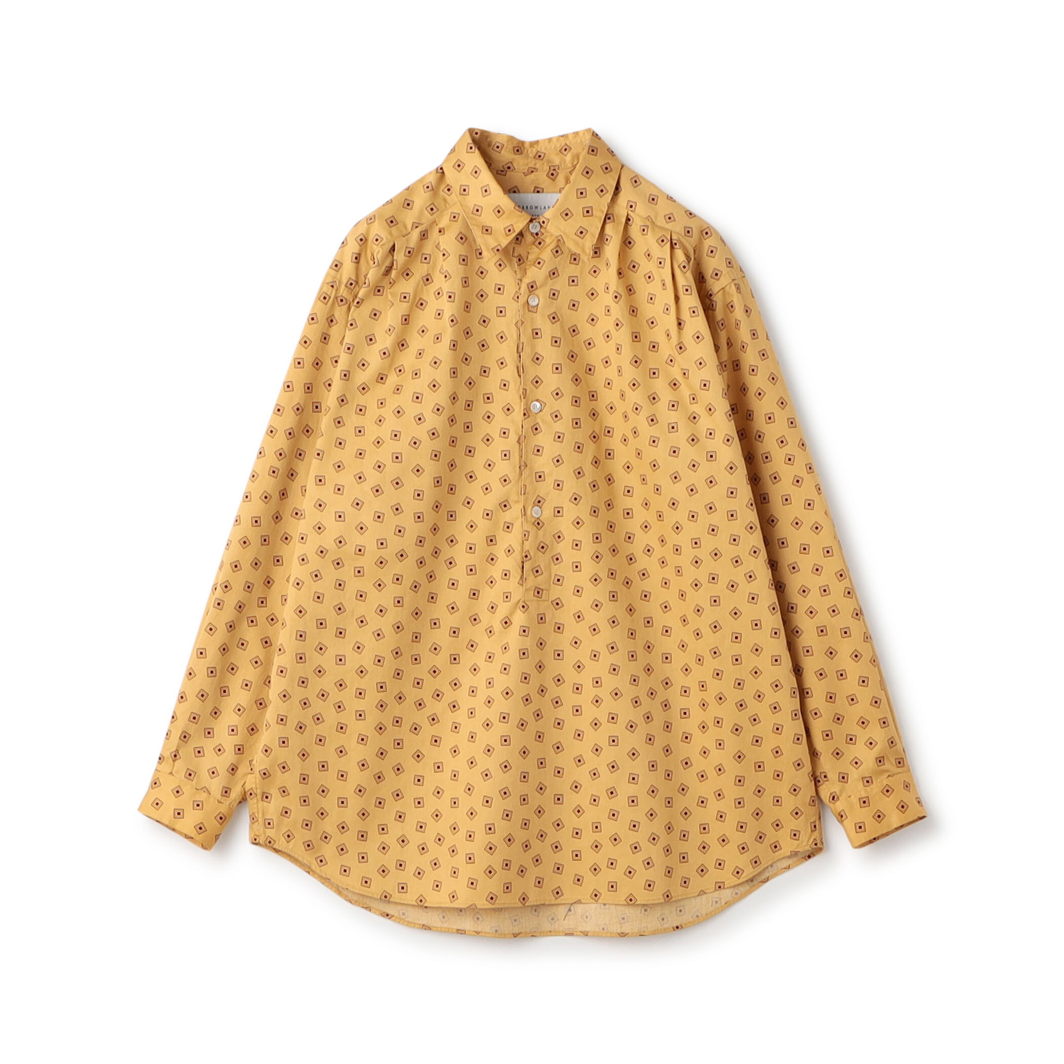 コットンサテンプリント プルオーバータックシャツ｜トゥモローランド