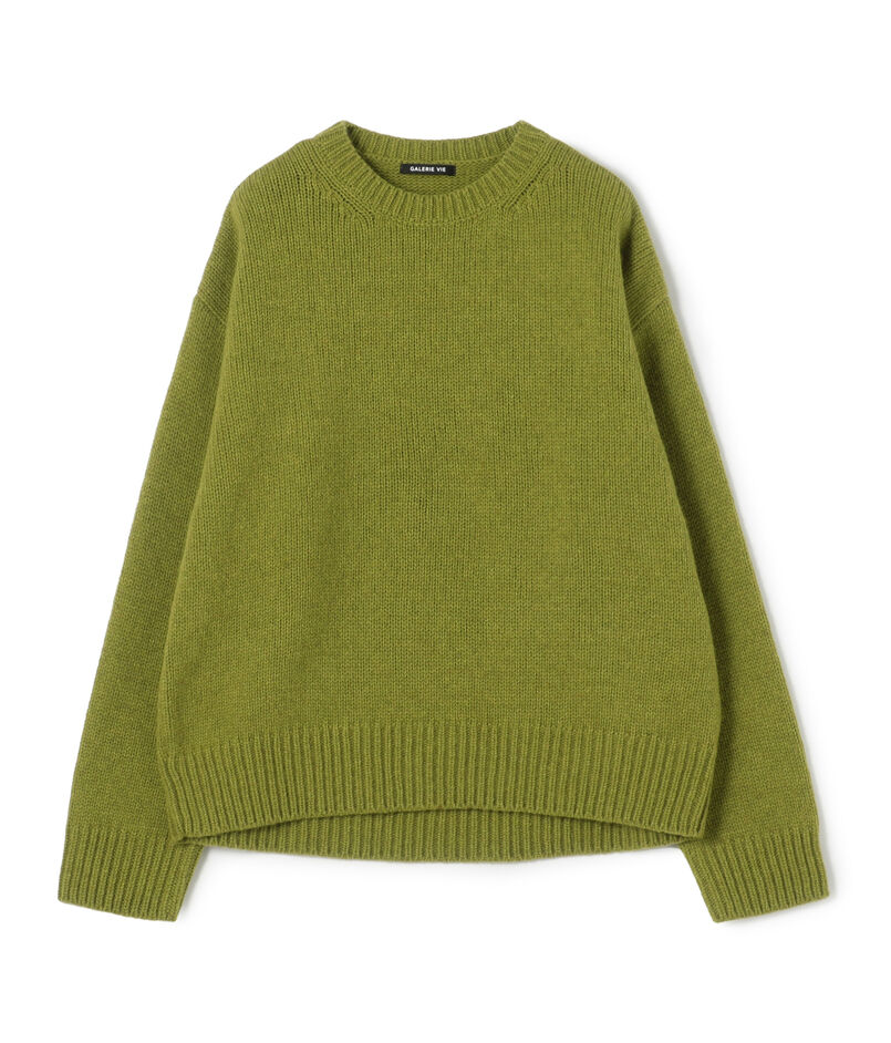 ファインウール クルーネックプルオーバー