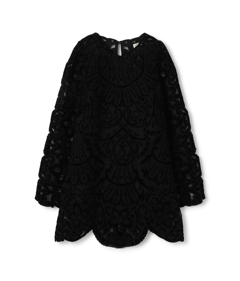 Sea New York DANA EMBROIDERY VELVET ベルベット ミニドレス