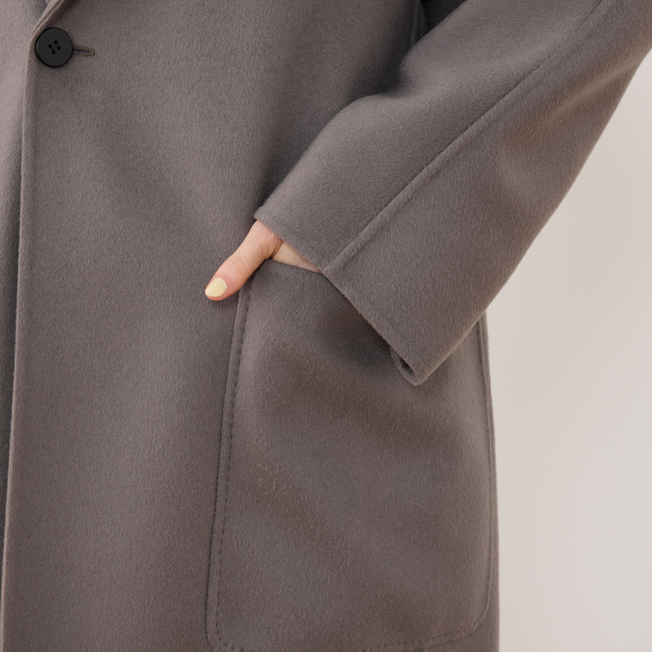 ダブルフェイス ドルマンスリーブフーデッドコート｜トゥモローランド