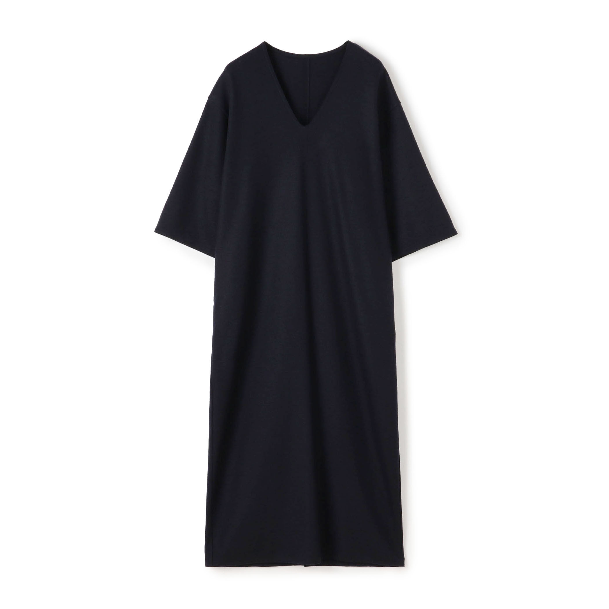ミルドスムース Vネックワンピース｜トゥモローランド 公式通販
