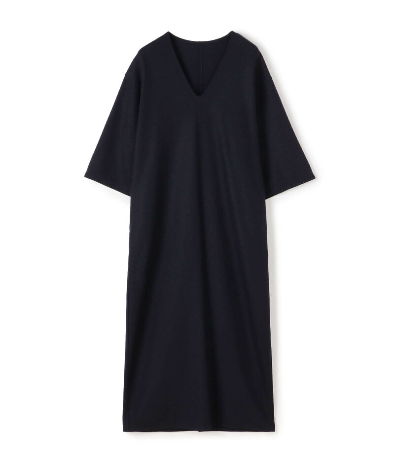 ミルドスムース Vネックワンピース