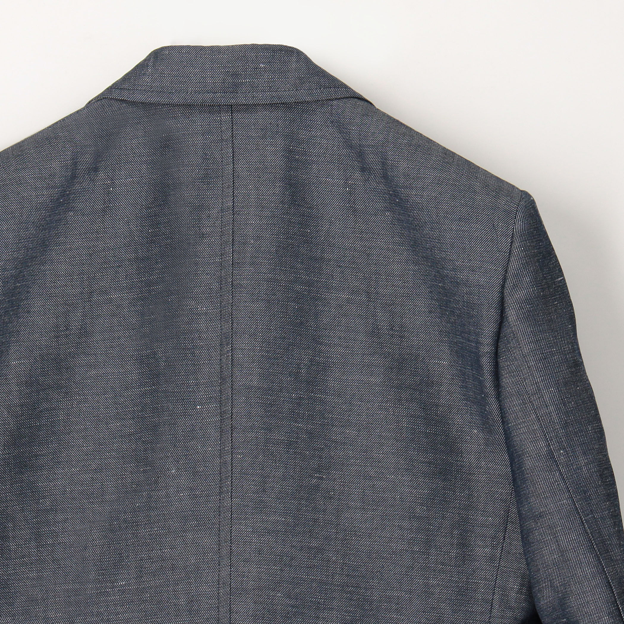 ウールリネン シングルブレステッド2Bジャケット DORMEUIL