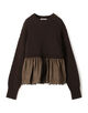 CECILIE BAHNSEN BERA JUMPER ペプラムコンビ プルオーバーニット