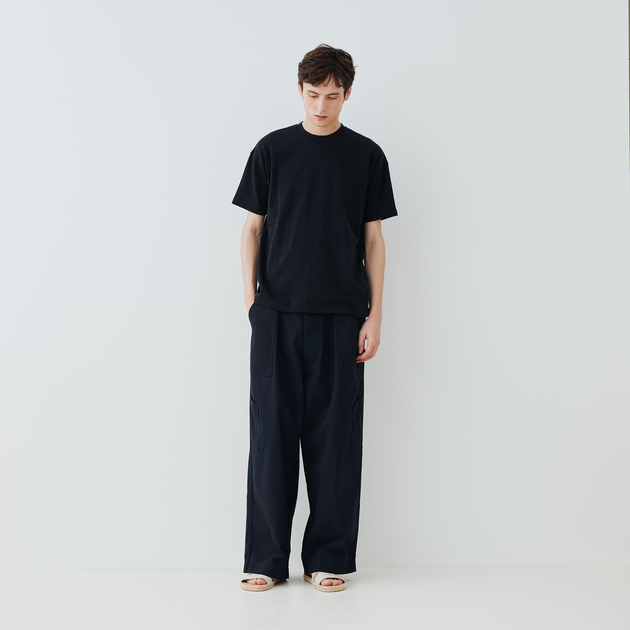 新品 3 auralee 24ss コットンリネンチノショーツ 黒 17936 AURALEE - 新品 3 auralee 24ss コットンリネンチノショーツ 黒