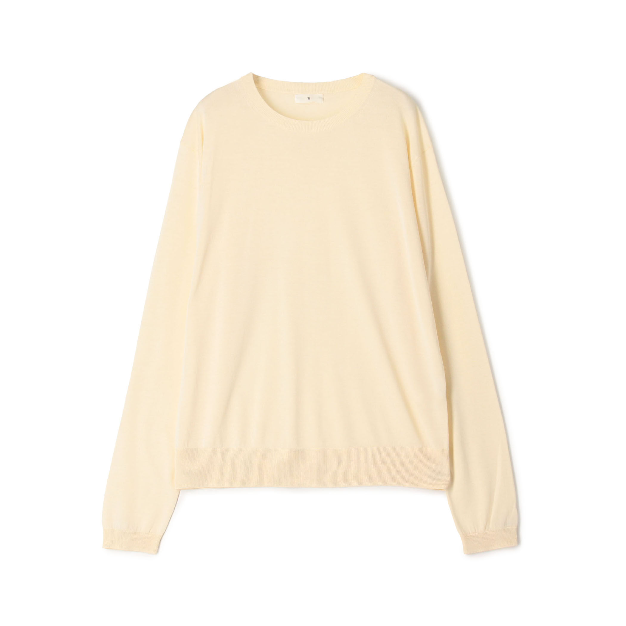 極美品 トゥモローランド ギマリネンクルーネックプルオーバー 23SS M セール】TOMORROWLAND tricot ギマコットンリネン クルーネック