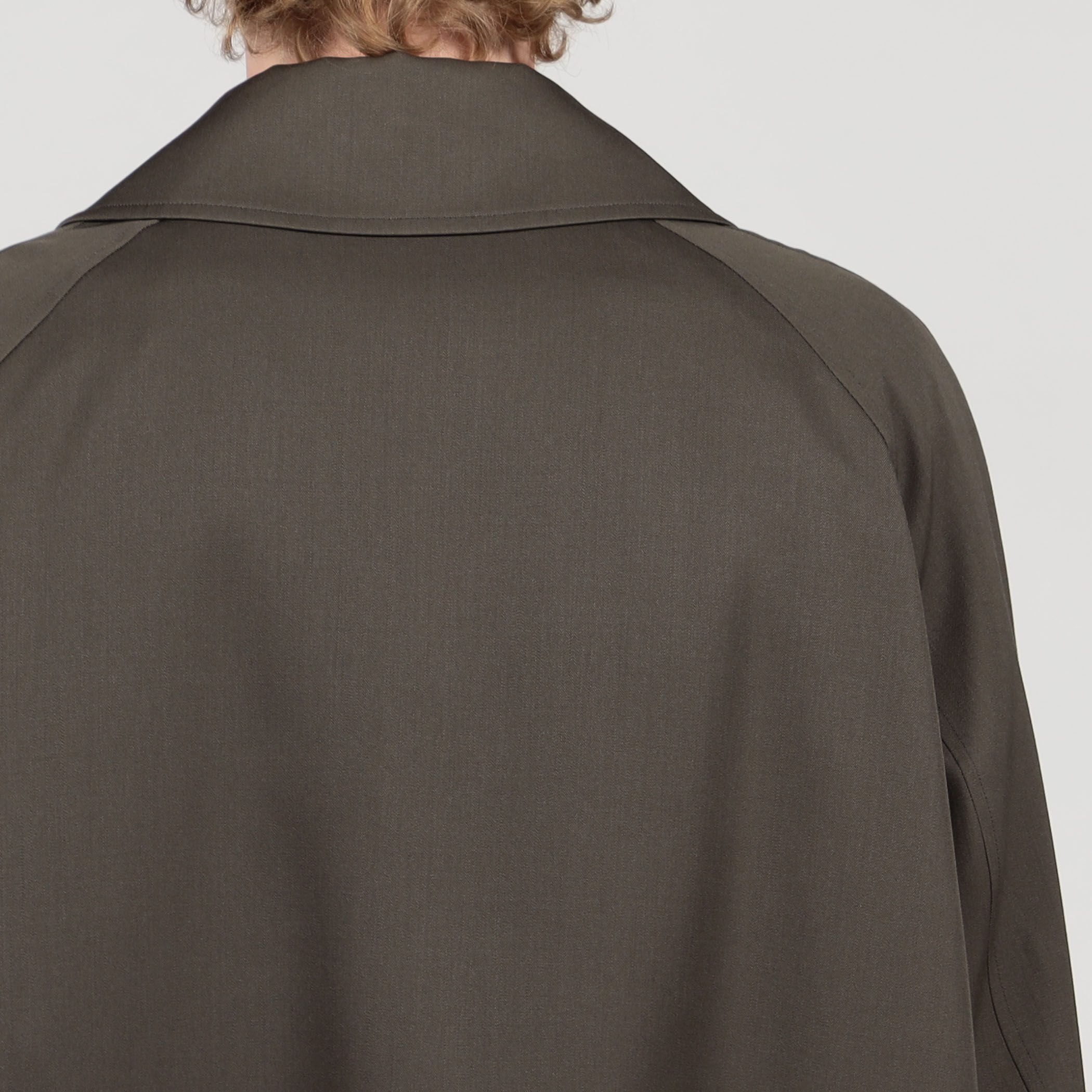 ジャケット・アウター The CLASIK BAL COLLAR PONCHO (TAUPE) Vincent | 広島市中区のセレクトショップ