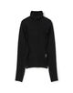diotima Merino Mesh Stripe メッシュコンビ タートルネックニット