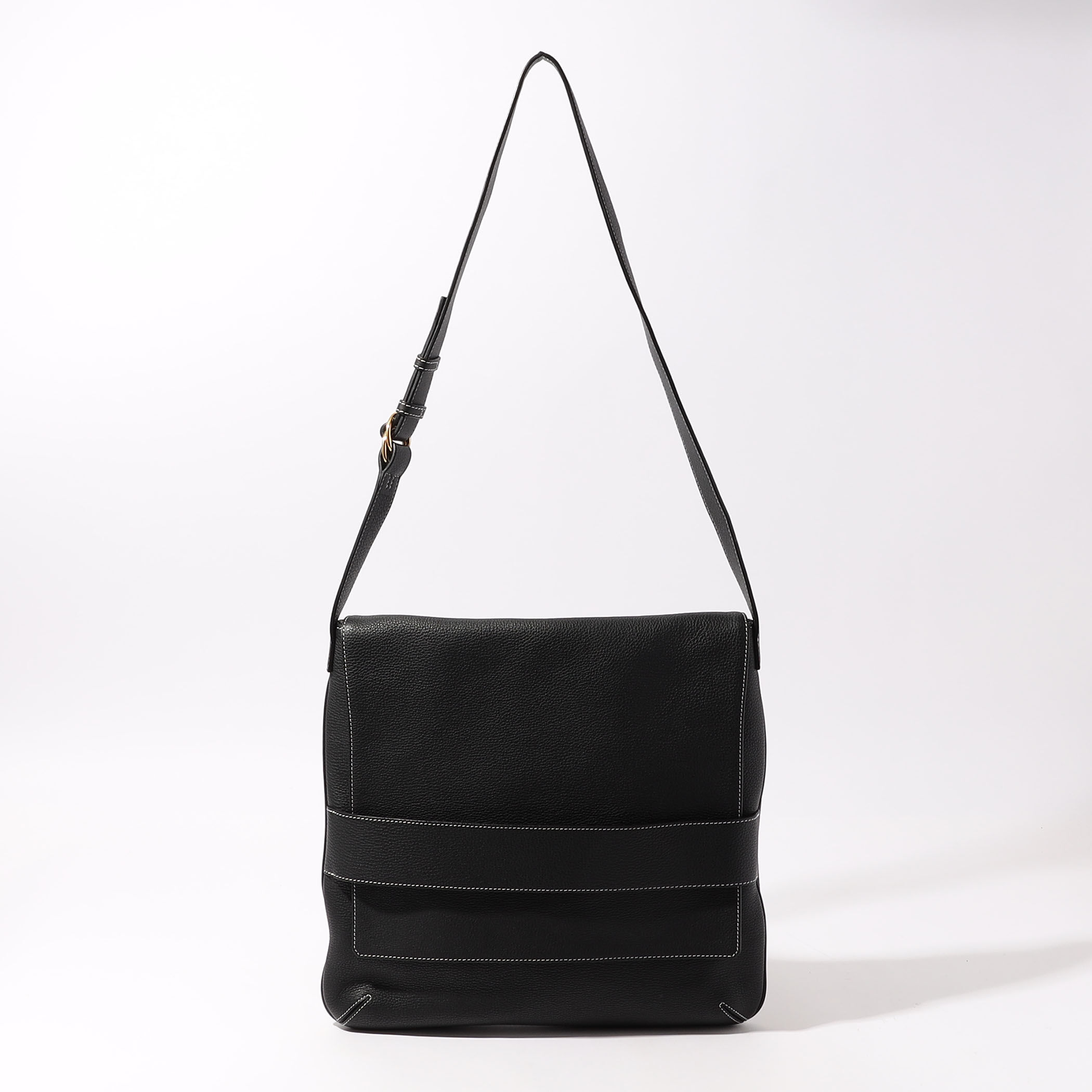 別注】A NAUHA L シュリンクレザー ショルダーバッグ