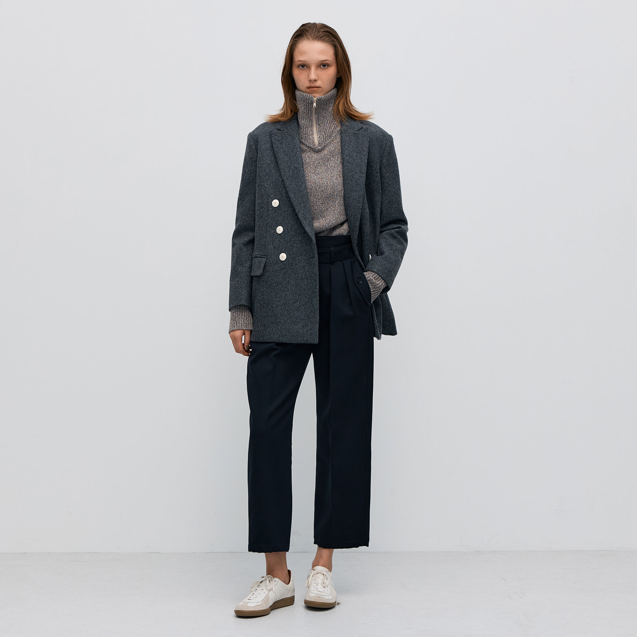 ウールメルトン ジャケットコート｜トゥモローランド 公式通販