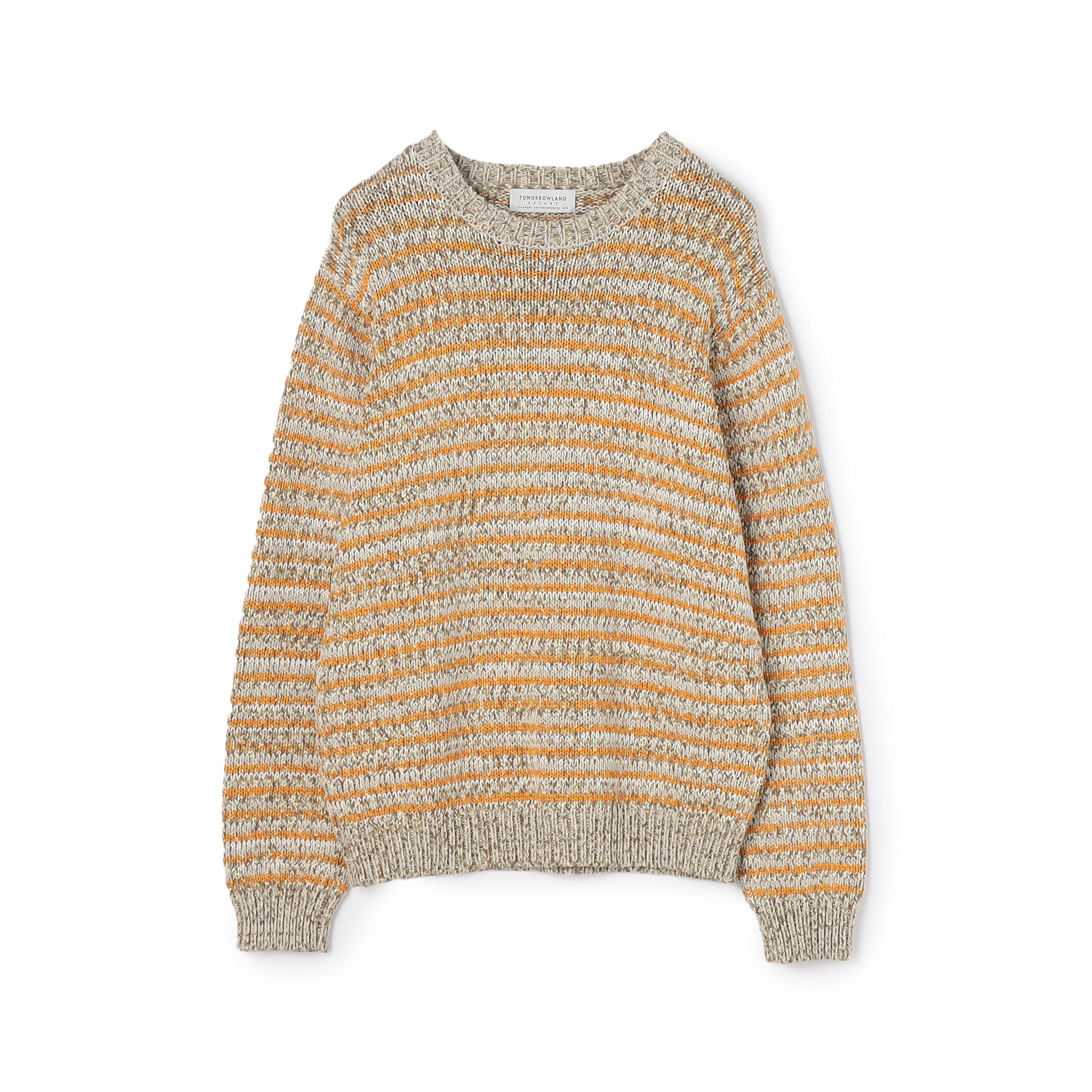 TOMORROWLAND tricot コットン マルチカラー クルーネックニット｜トゥモローランド 公式通販