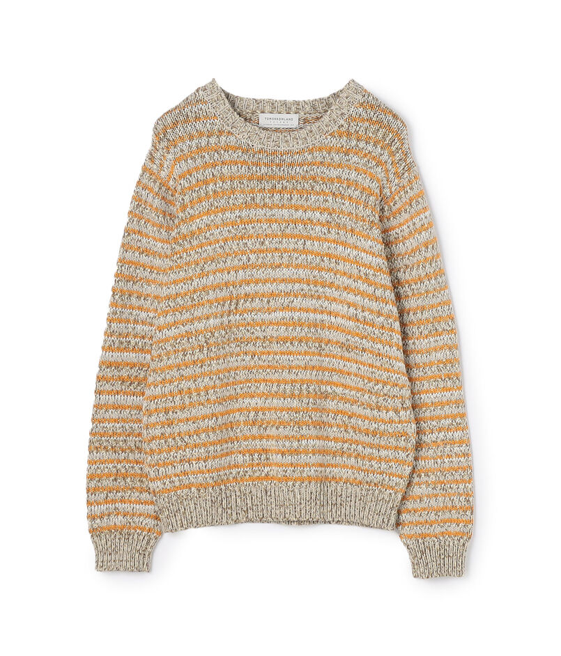 TOMORROWLAND tricot コットン マルチカラー クルーネックニット