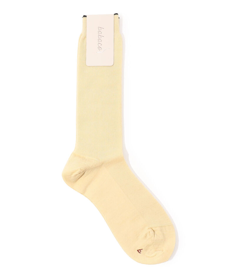 babaco Wool Fine Ribbed Socks