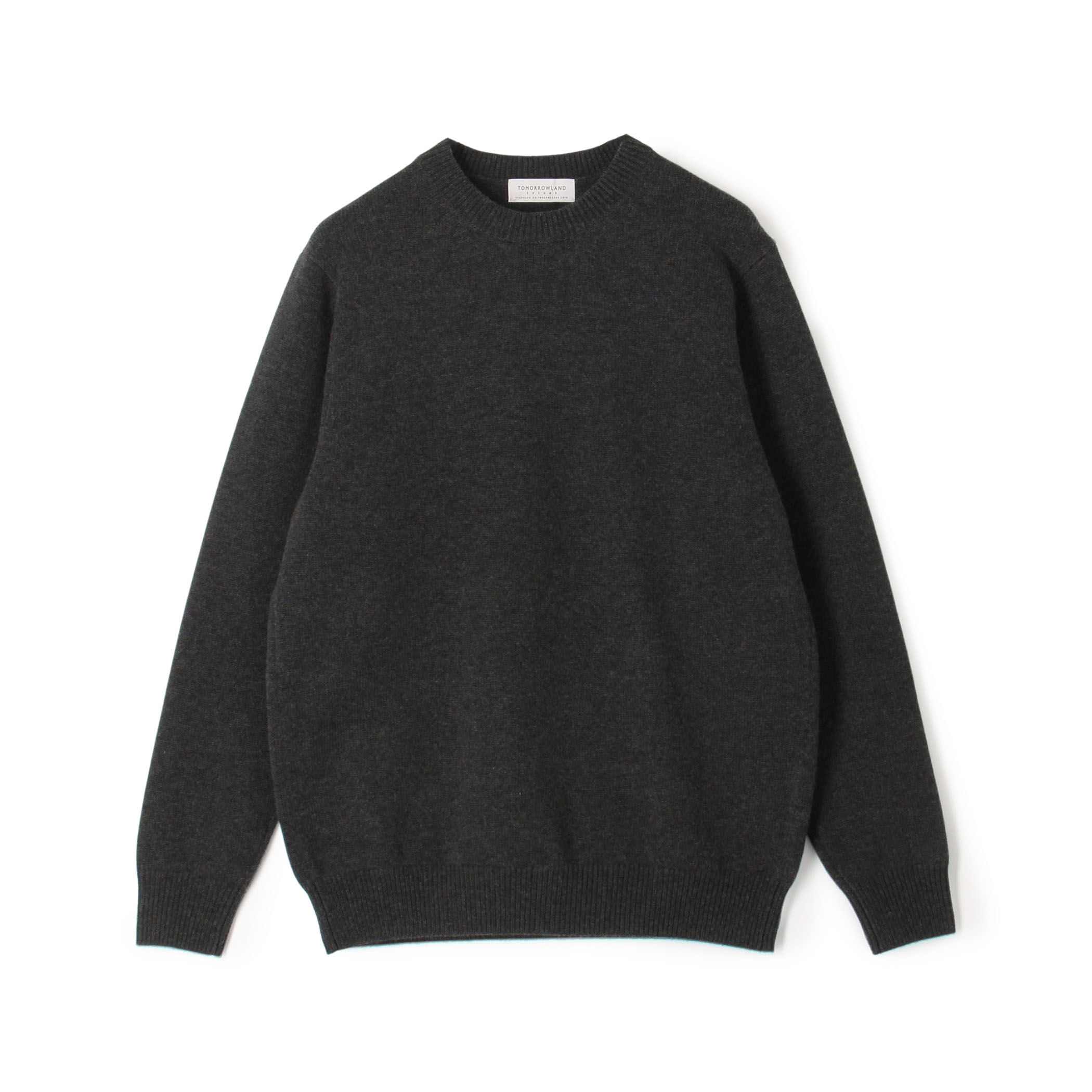 TOMORROWLAND tricot スーパーファインラムウール クルーネックプル