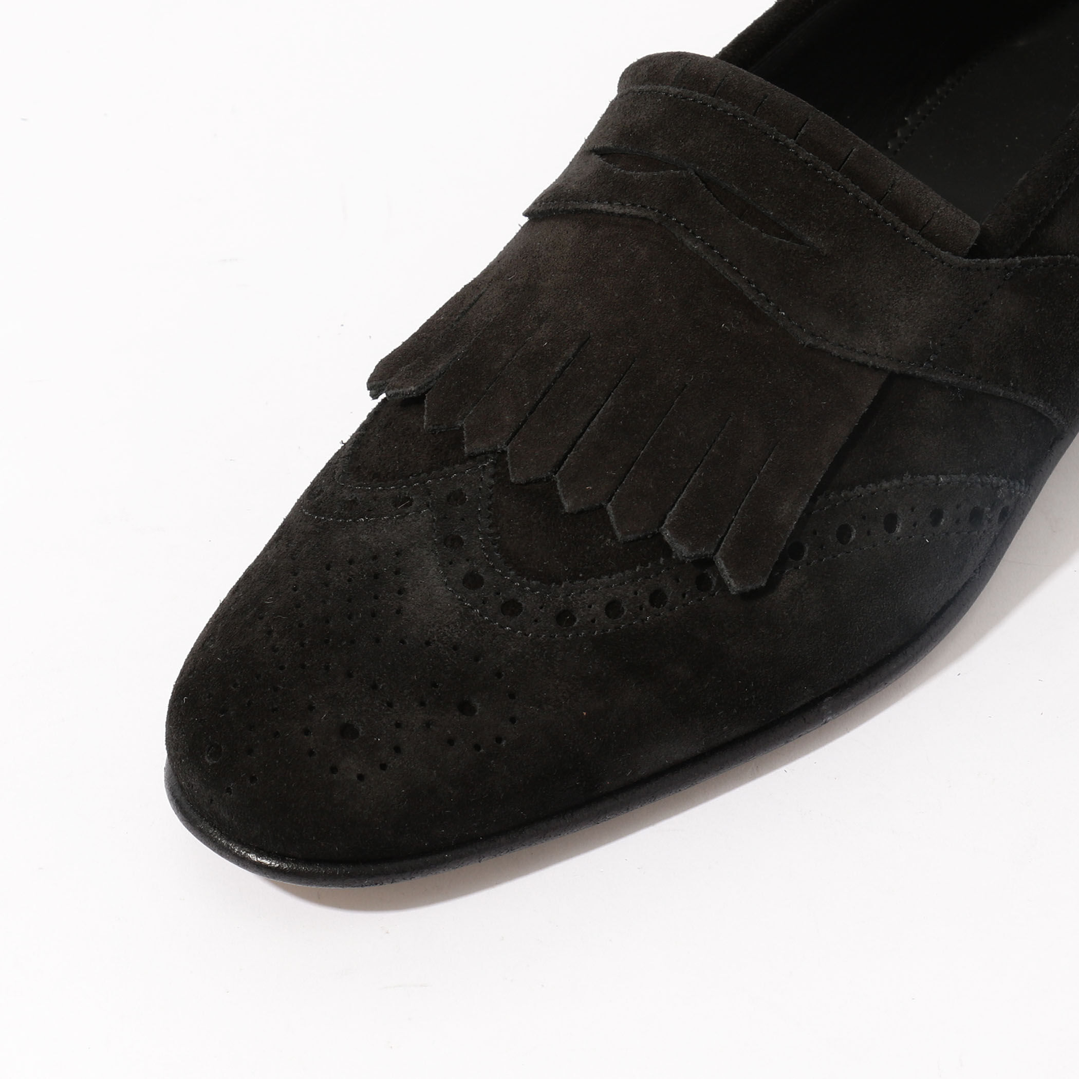 MANOLO BLAHNIK スエード キルトローファー｜トゥモローランド 公式通販