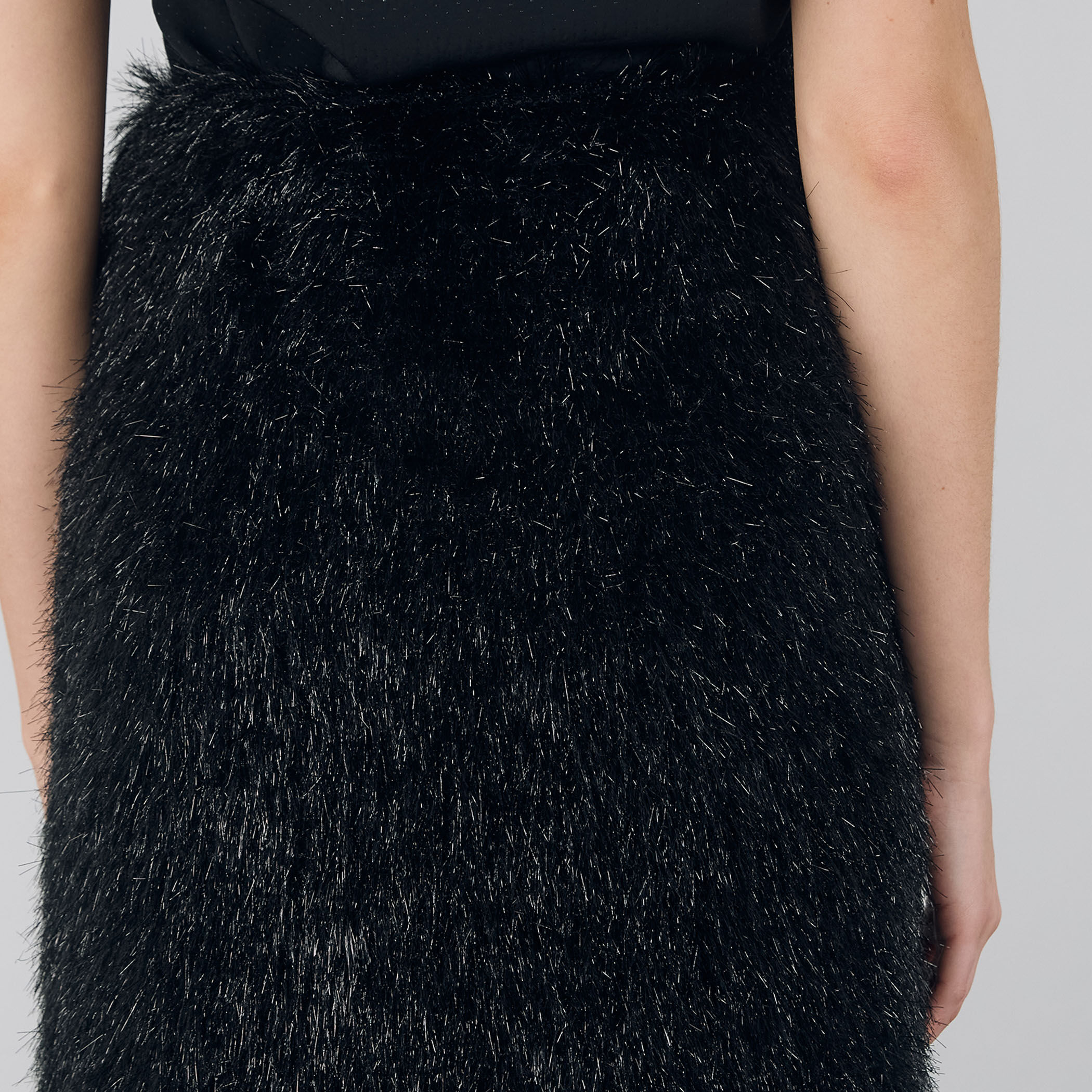 シャギーロングストレートスカート｜トゥモローランド 公式通販