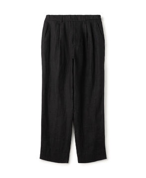 ブラッシュドリネン ツータックイージーパンツ