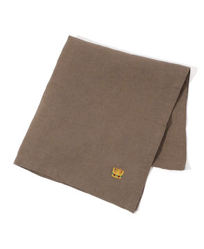 エンブロイダリー プレーンリネン ナプキン（45cm X 45cm）