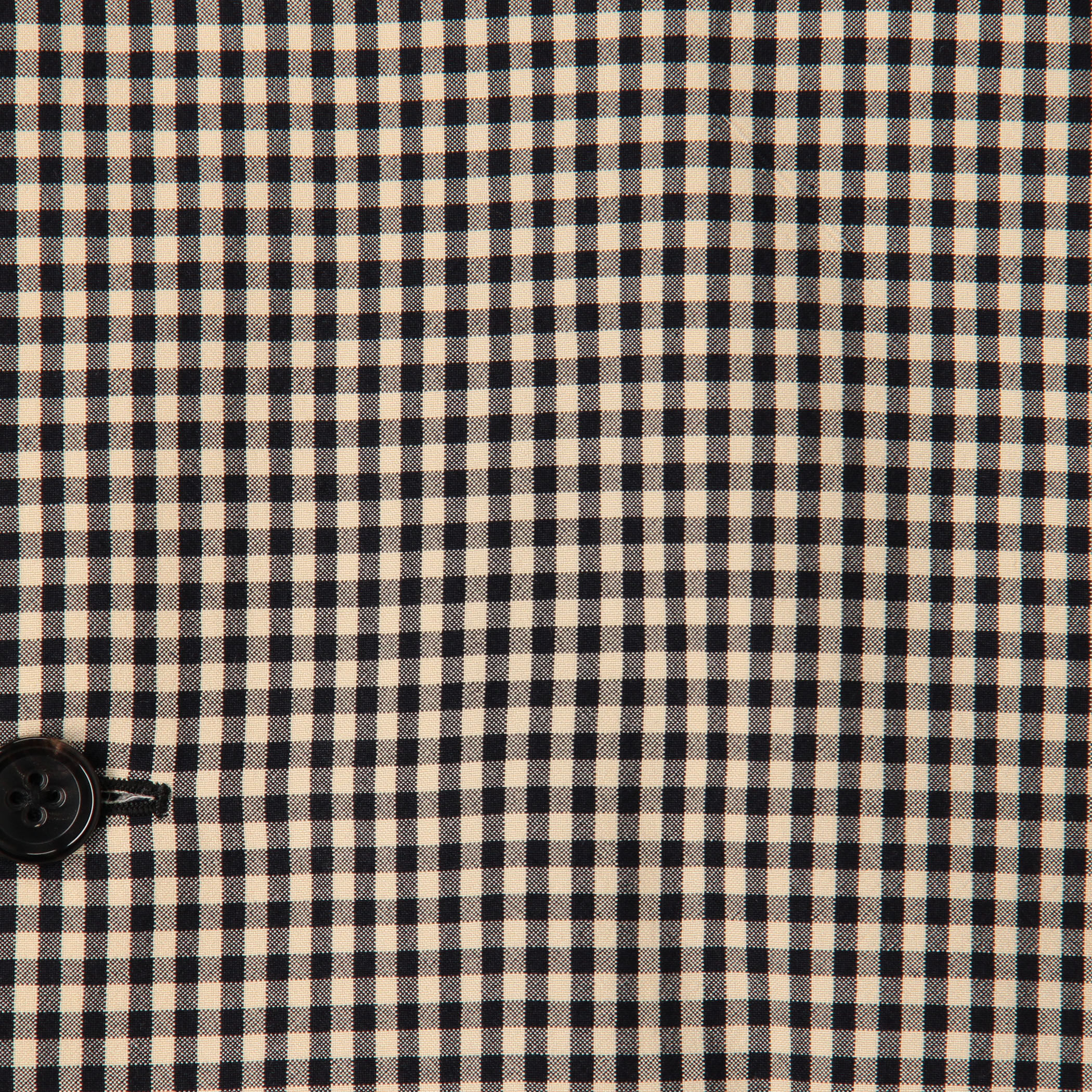 シルクカシミア ギンガムチェック シングルブレステッド ショート