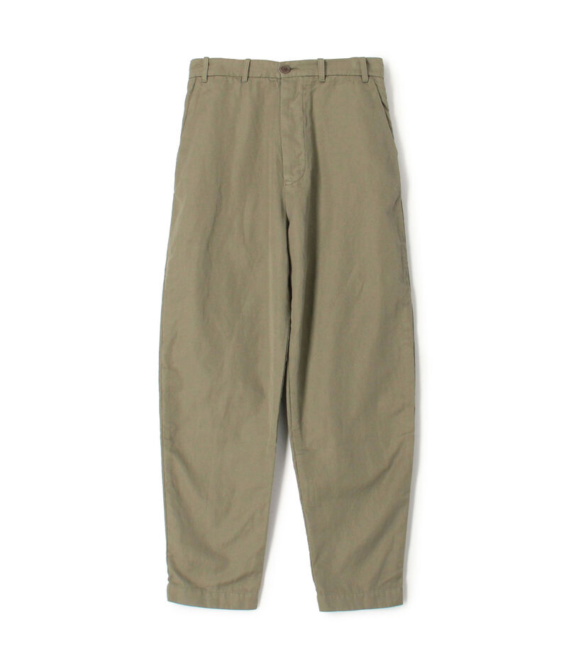 CASEY CASEY AH PANT コットンリネン ノープリーツパンツ