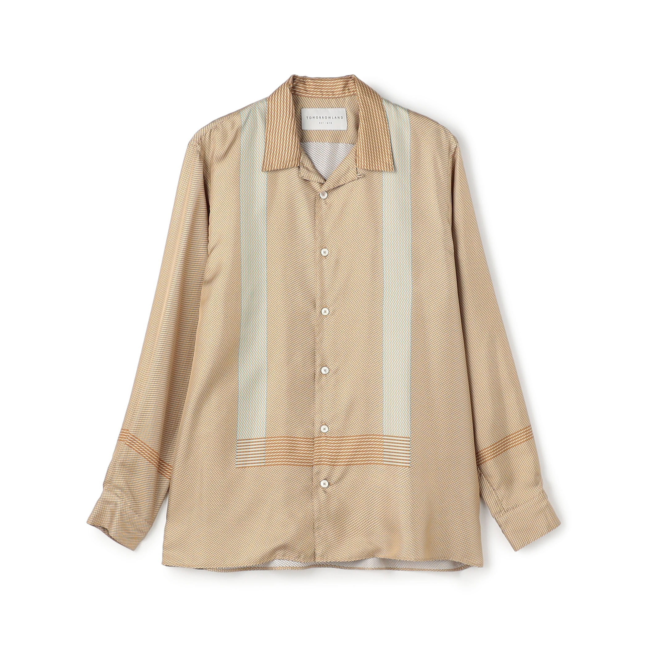 トゥモローランド 36 新品！ シルク100% 長袖 ブラウス ボタニカル柄