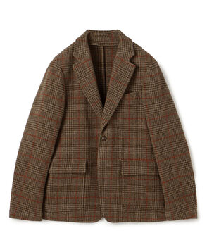 ブリティッシュウールツイード シングルブレステッド3Bジャケット ZANIERI