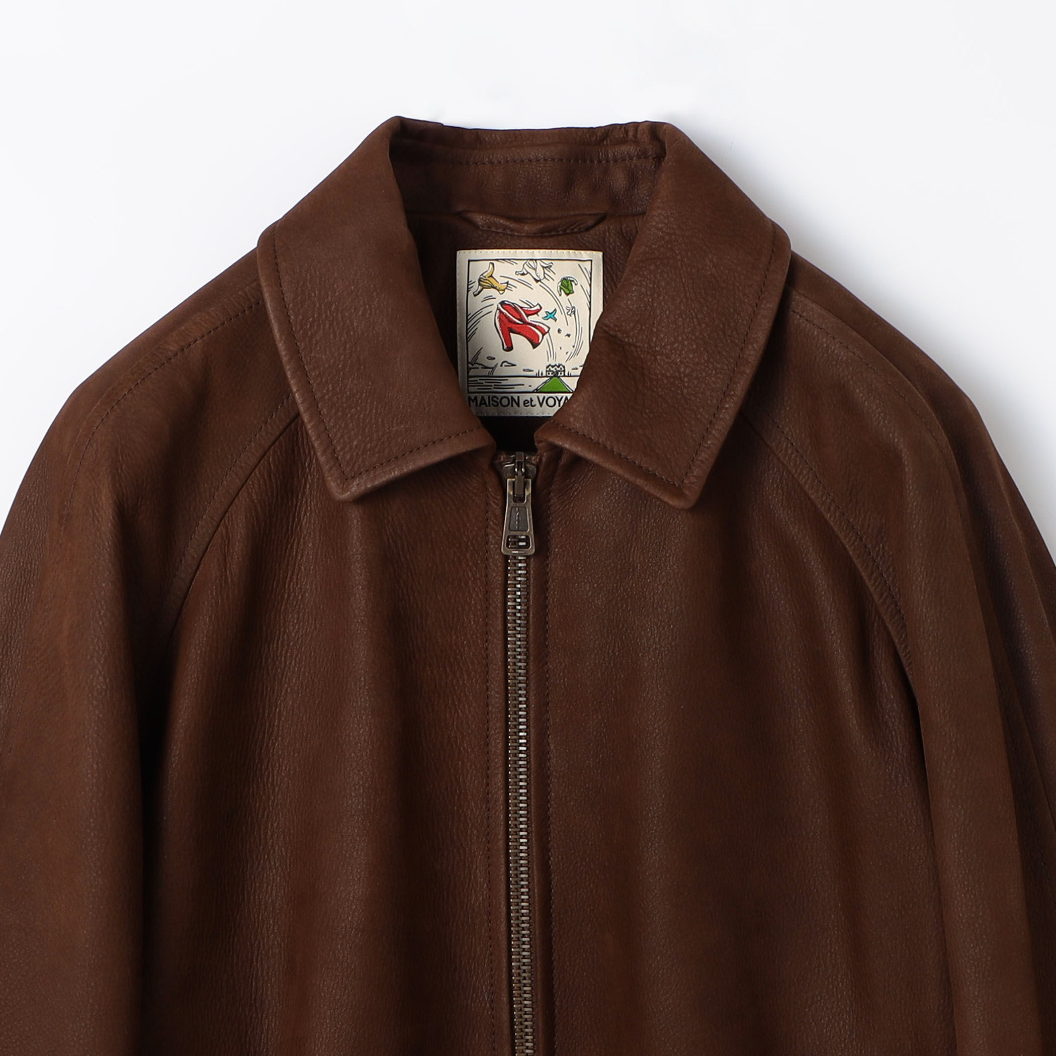 ヌバックレザー ショートブルゾン｜トゥモローランド 公式通販