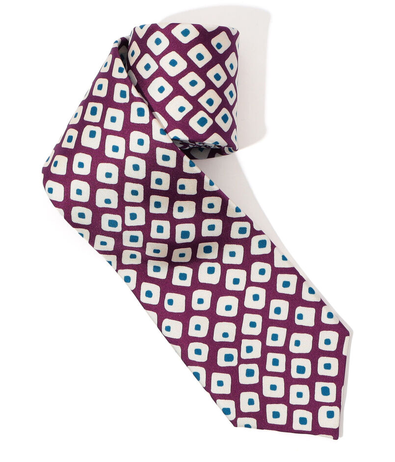 TOMORROWLAND シルクプリント 小紋柄ネクタイ
