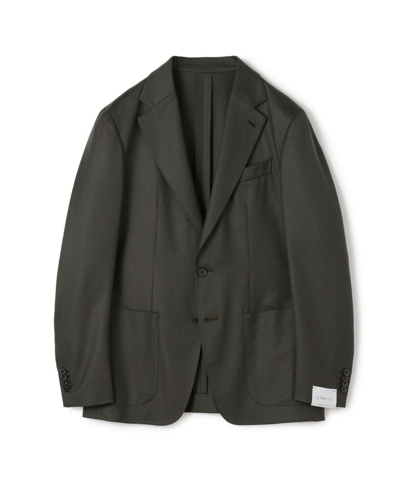 CARUSO BUTTERFLY JK ウールシングルブレステッド 2Bジャケット