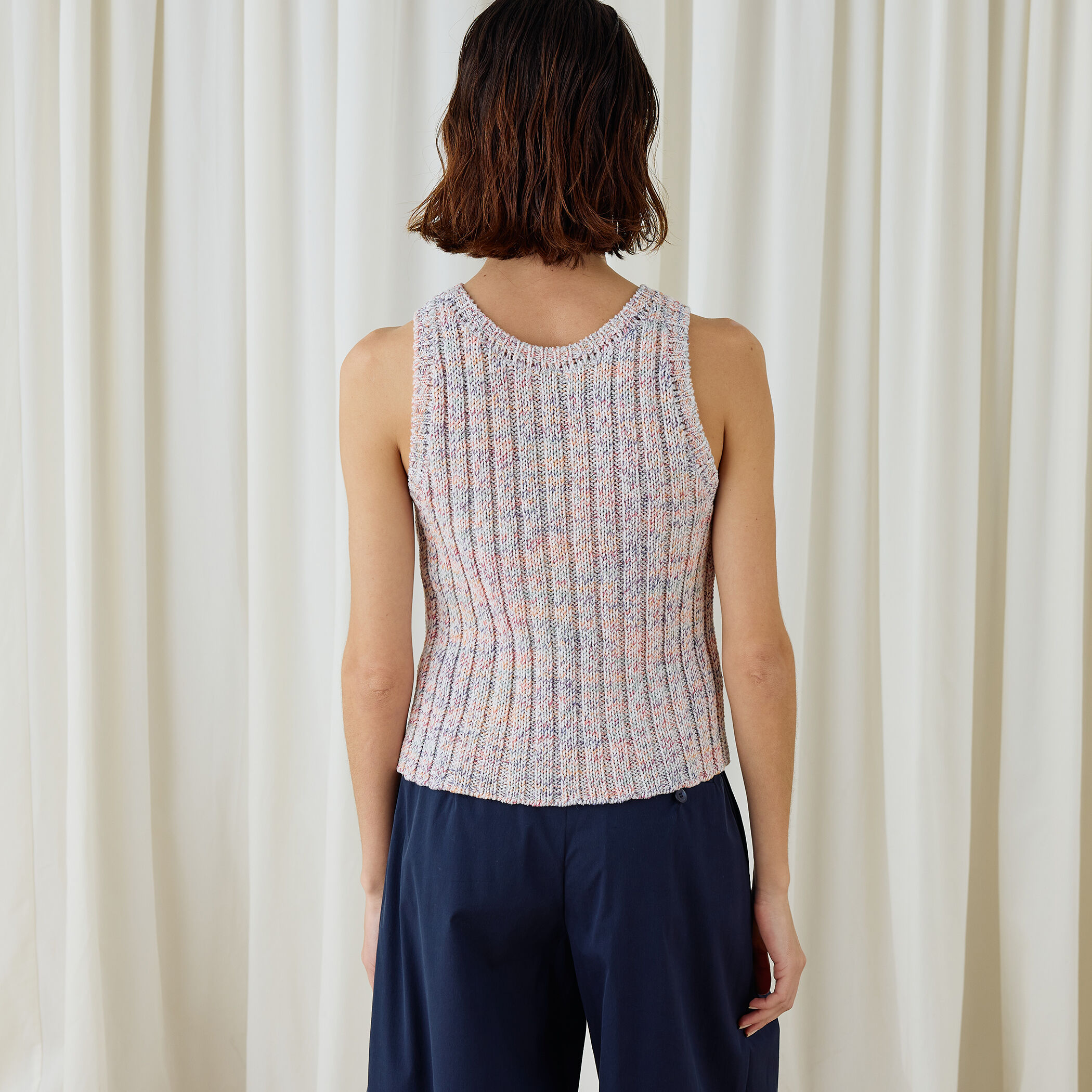 ラミーミックスツイストコットン タンクトップ｜トゥモローランド 公式通販