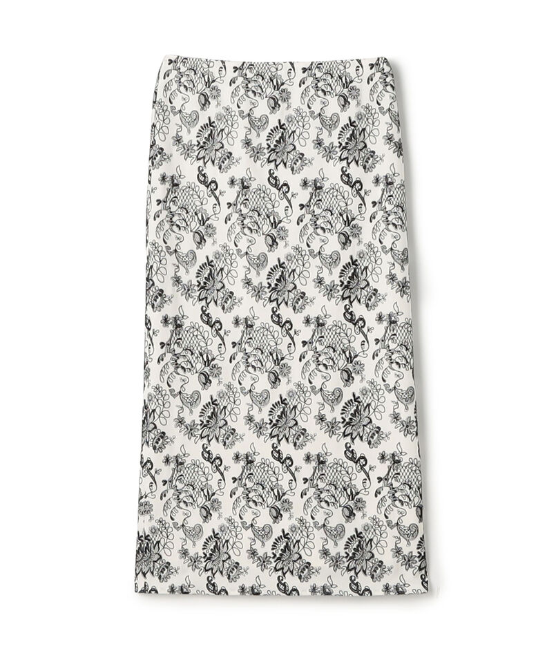 マリンレースエンブロイダリー エラスティックスカート