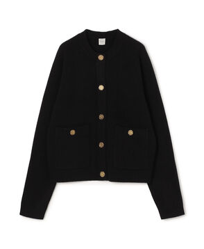 TOTEME Hammered button クルーネックカーディガン