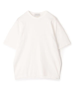 TOMORROWLAND tricot シーアイランドコットン ハーフスリーブクルーネックニット