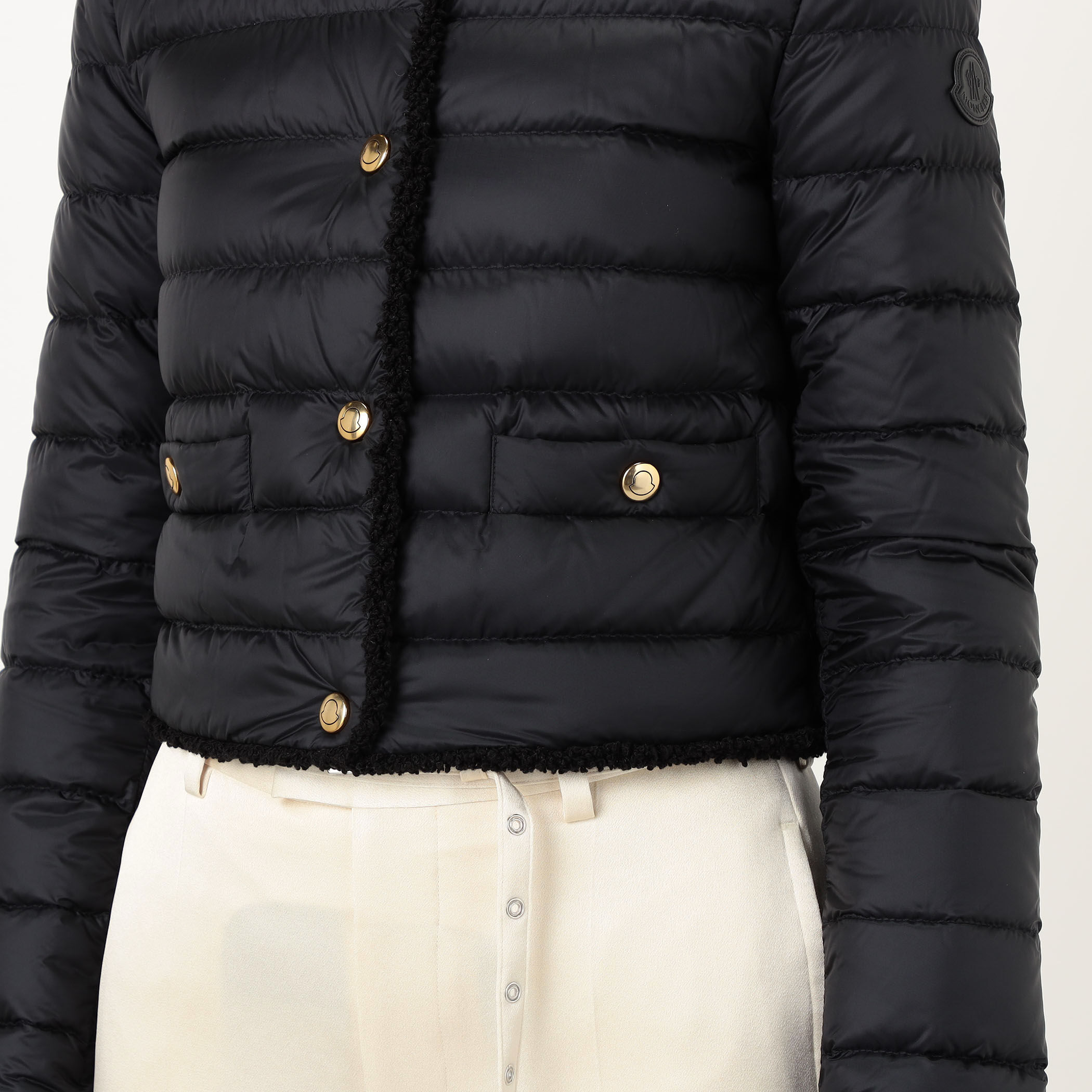 MONCLER FLEURS ノーカラージャケット｜トゥモローランド 公式通販