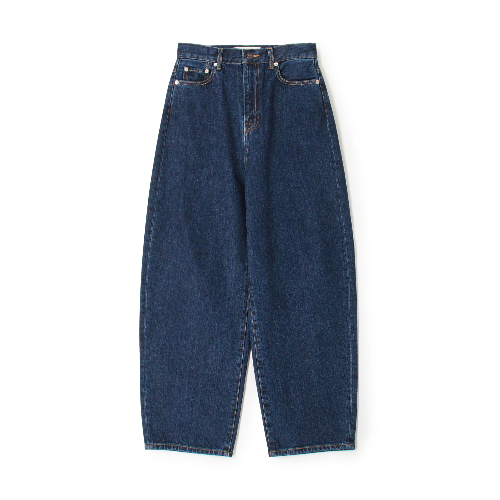 【完売品】Edition エッシェンシャルデニムバナナパンツ　ネイビー36 Edition エッシェンシャルデニムバナナパンツネイビー36
