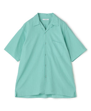 MAATEE&SONS S/S HANDKERCHIEF SHIRTS コットン タッタソール オープンカラーシャツ