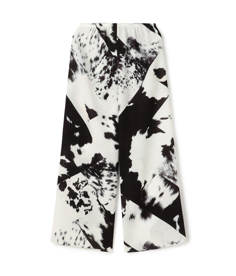 カウハイドプリント リラックスパンツ