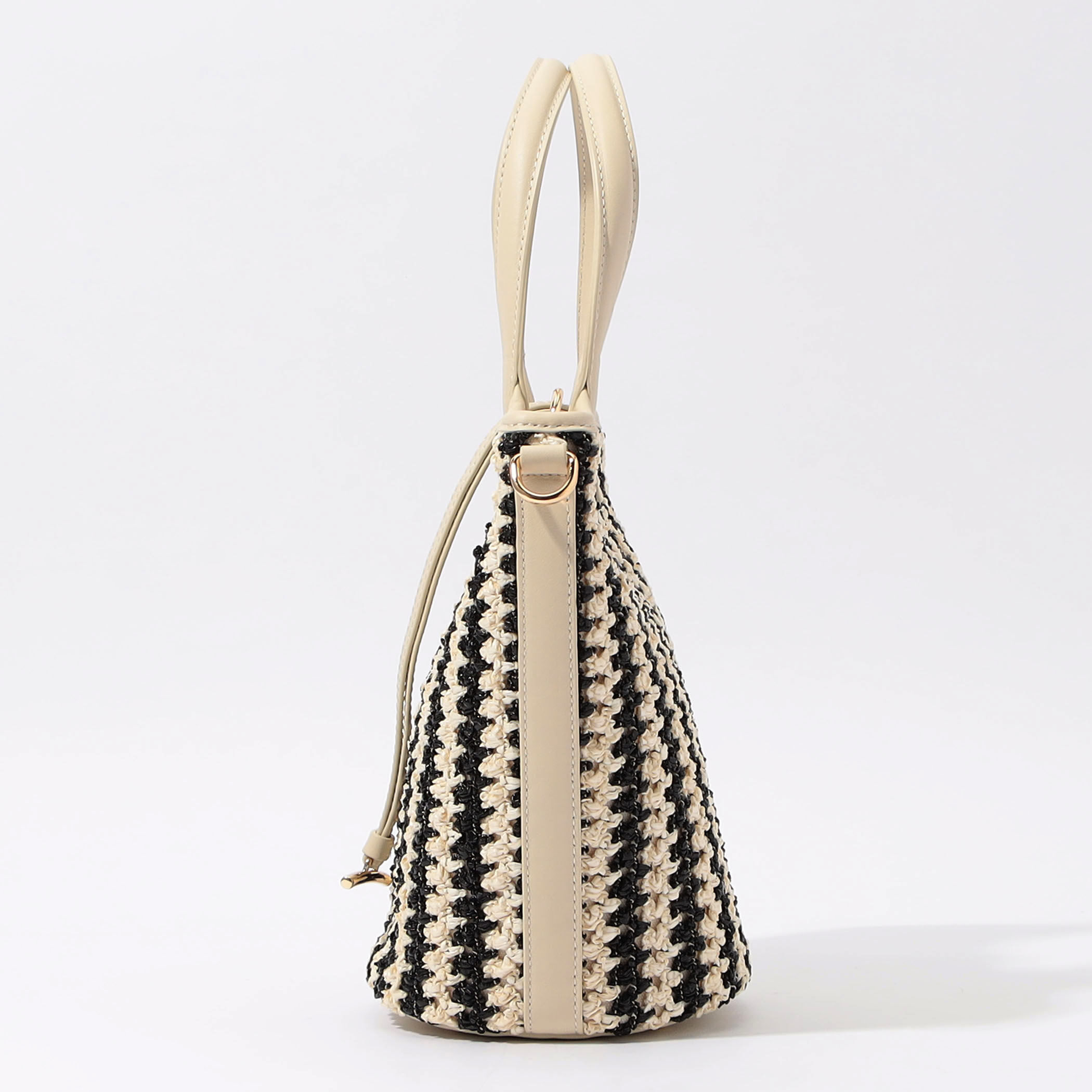 Atelier TOMORROWLAND LOTUS STRIPE ハンドバッグ|トゥモローランド Atelier TOMORROWLAND LOTUS STRIPE ハンドバッグ|トゥモローランド